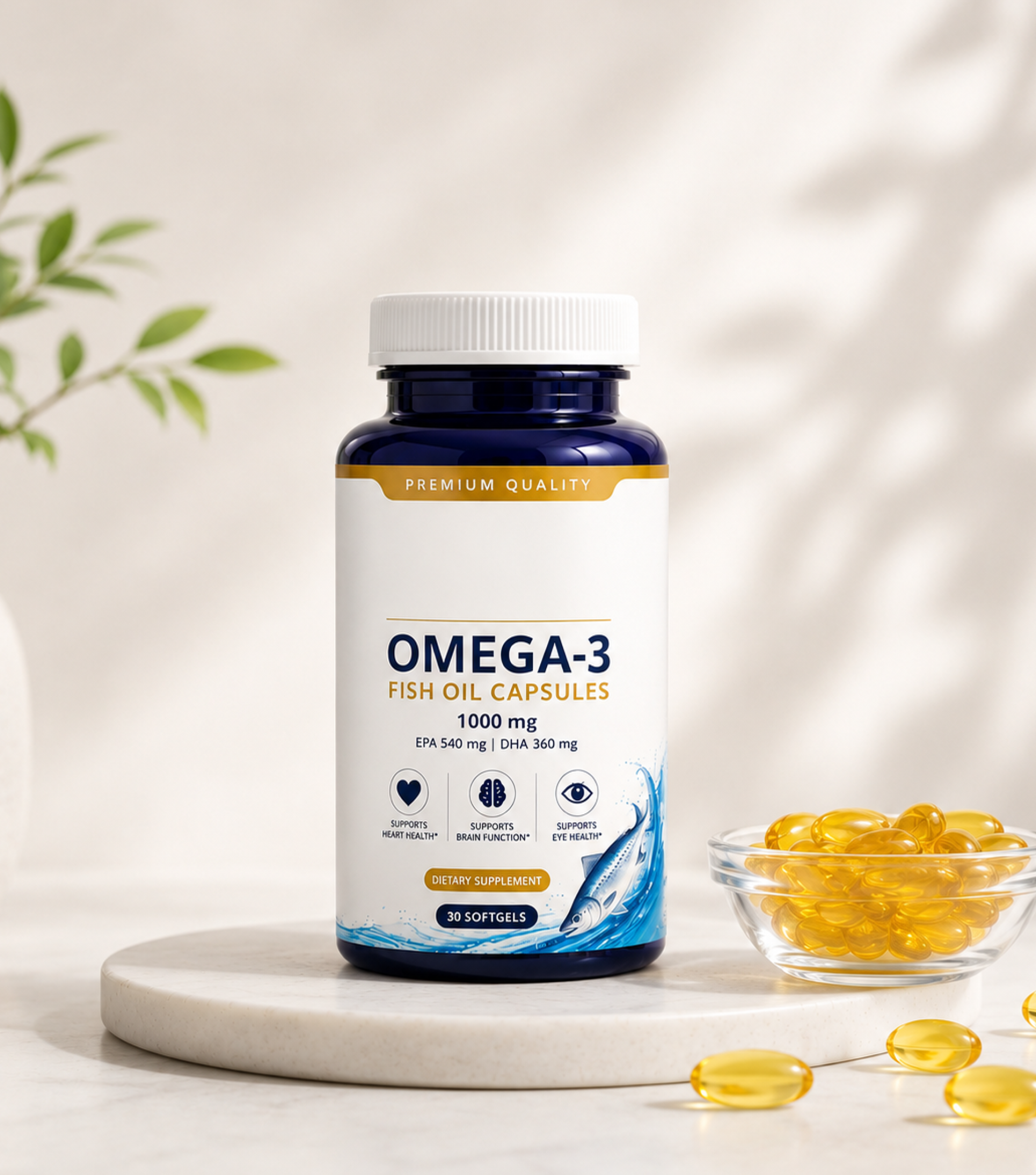 Omega-3 Fish Oil Capsules