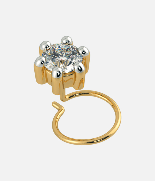 Golden Floral Nosering