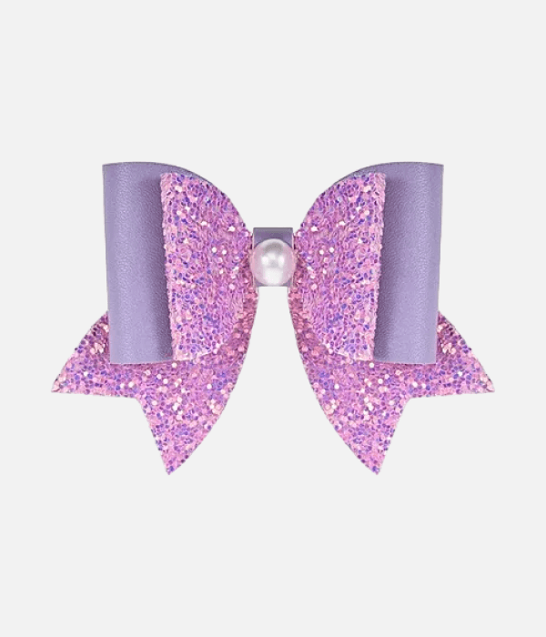 Shimmer Bow Hair Clip
