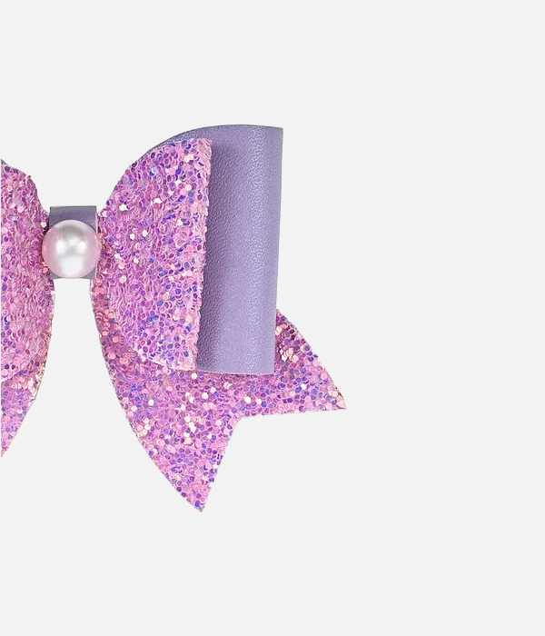 Shimmer Bow Hair Clip