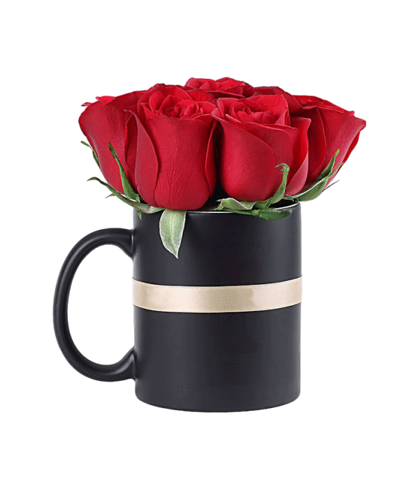 Red Roses Charm Mug