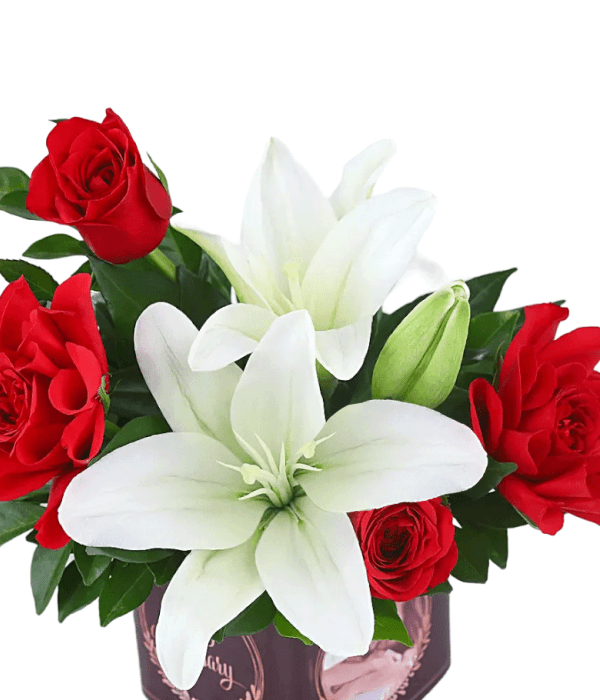 Lily Roses Vase