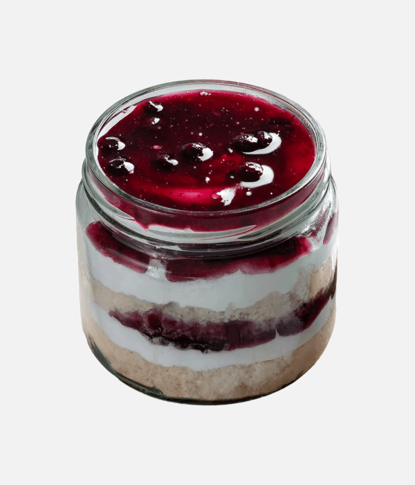 Blueberry Jar Cake