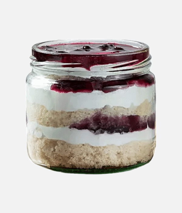 Blueberry Jar Cake
