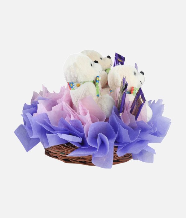Teddy & Choco Bliss Basket